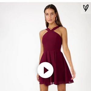 Formal dress burgundy XL!